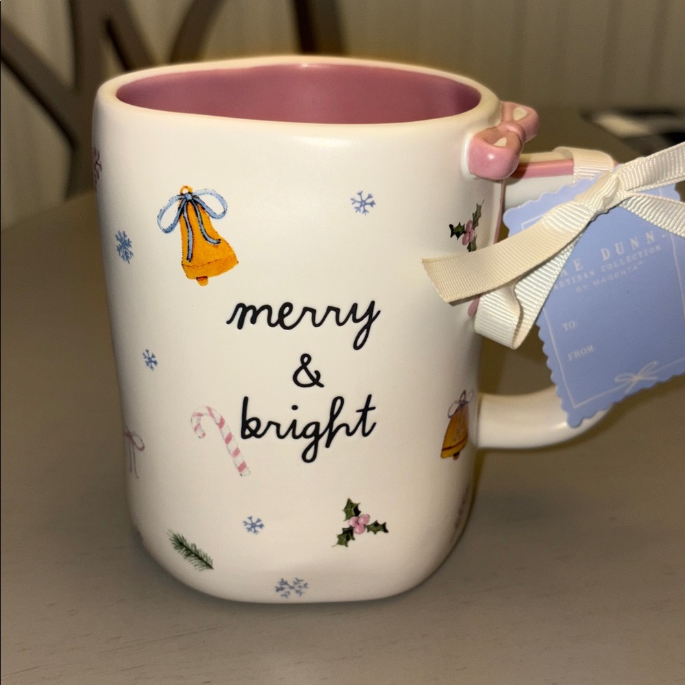 Rae Dunn Merry & Bright Holiday Mug